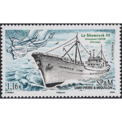 Le Schamrock timbre de Saint Pierre et Miquelon N°1099 neuf**.