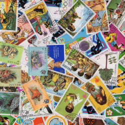 Belize timbres de collection tous différents.