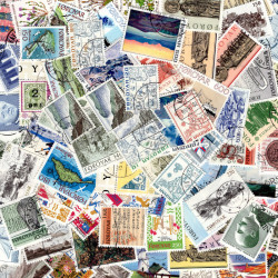 Féroé 25 timbres de collection tous différents.