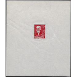 Paul Doumer épreuve d'artiste non adoptée de timbre N°292 par Aubagne.