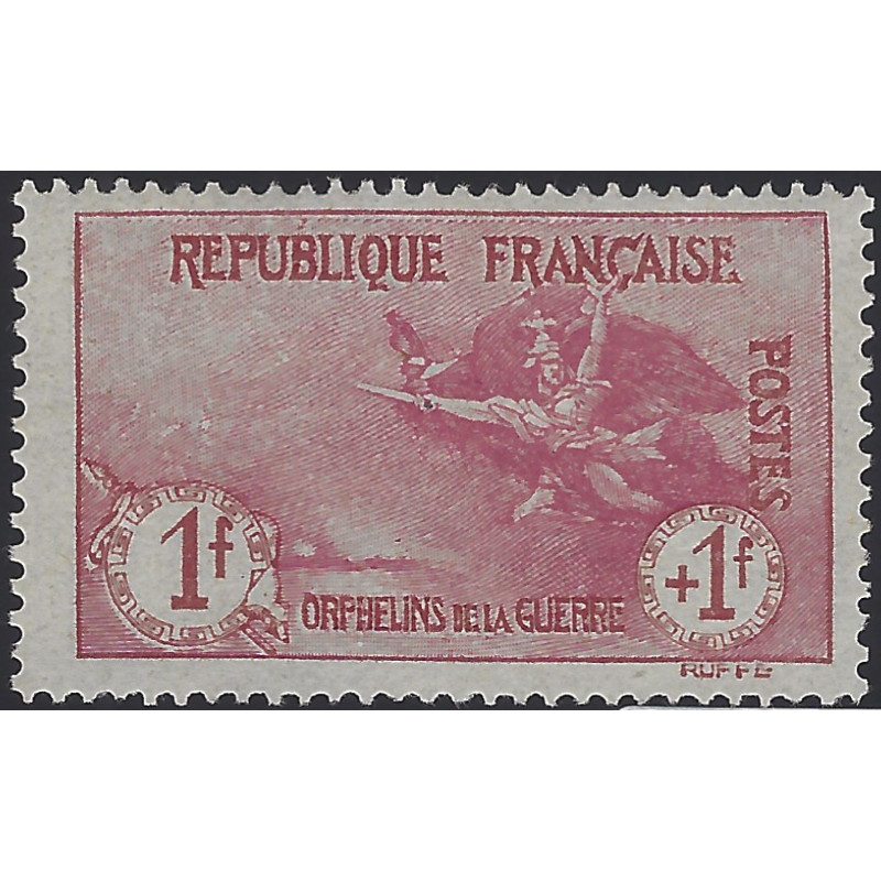 Marseillaise timbre de France N°154 neuf*.