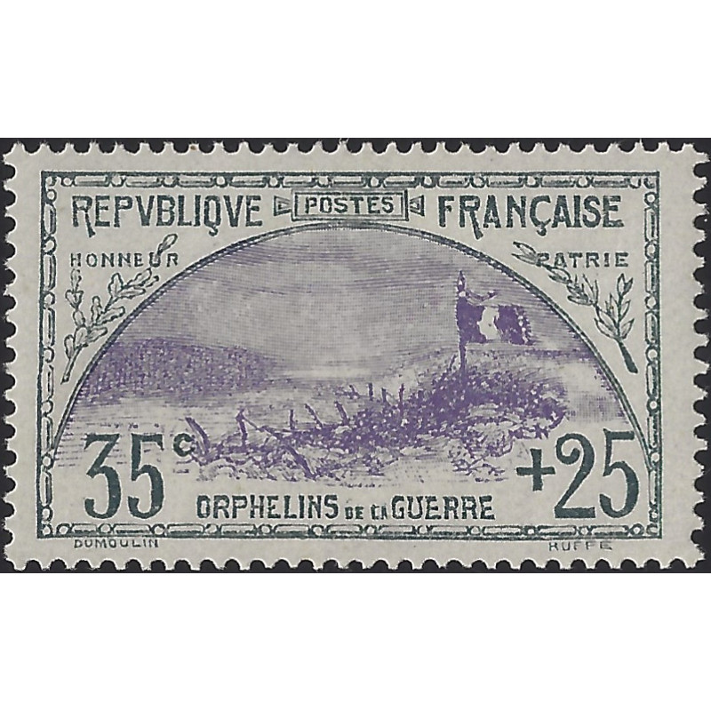 Tranchées timbre de France N°152 neuf*.