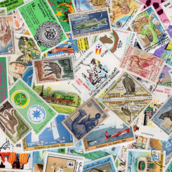Mauritanie 50 timbres de collection tous différents.