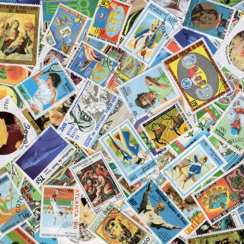 Collection De 100 Timbres Différents Sur Le Thème Des Trains - Pochette Variée Pour Philatélistes
