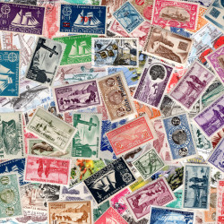 Saint Pierre et Miquelon timbres de collection tous différents.