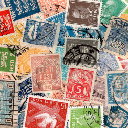 Estonie timbres de collection émis avant 1941.
