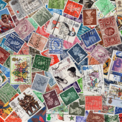 Grande Bretagne timbres de collection tous différents.