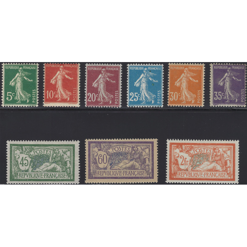 France année 1907 complète timbres neufs**.