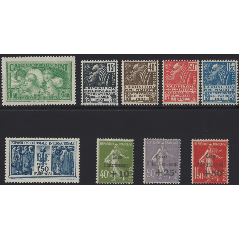 France année 1931 complète timbres neufs**.