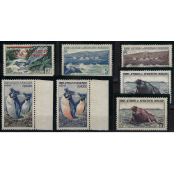 T.A.A.F. timbres N°1-7 série neuf**.