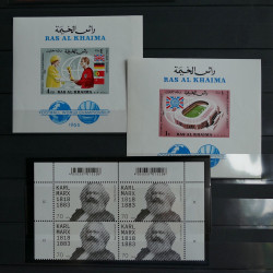 Collection timbres du monde neufs** et oblitérés.