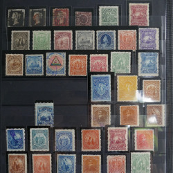 Collection timbres du monde neufs** et oblitérés.