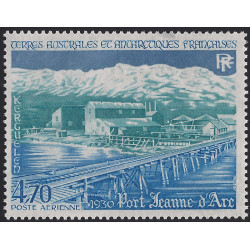 Port Jeanne d'Arc timbre T.A.A.F. poste aérienne N°80 neuf**.