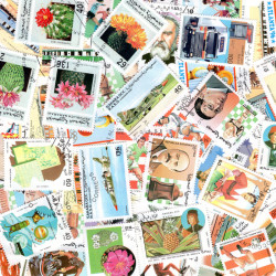 Sahara occidental 100 timbres de collection tous différents.