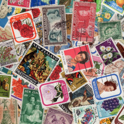 Nouvelle-Zélande timbres de collection tous différents.