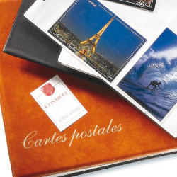 Reliure luxe Yvert et Tellier pour cartes postales.