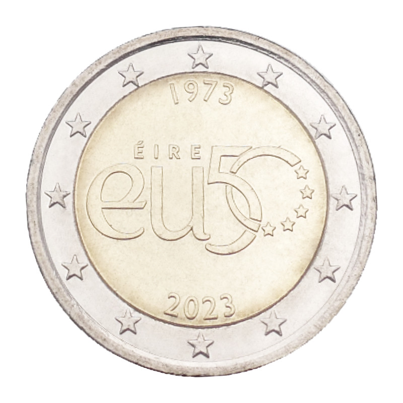 2 euros commémorative Irlande 2023 - Adhésion à l'UE.