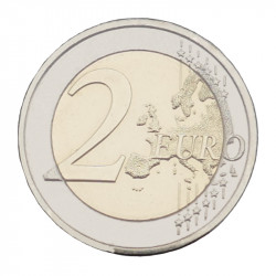 2 euros Vatican 2023 - Le Pérugin en coincard BU.