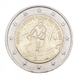 2 euros commémorative France 2023 - Coupe du monde de Rugby.