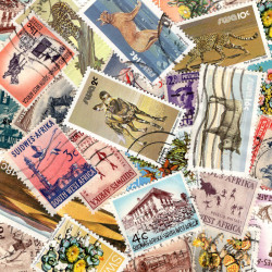 Sud-Ouest Africain timbres de collection tous différents.