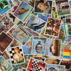Paraguay timbres de collection tous différents.