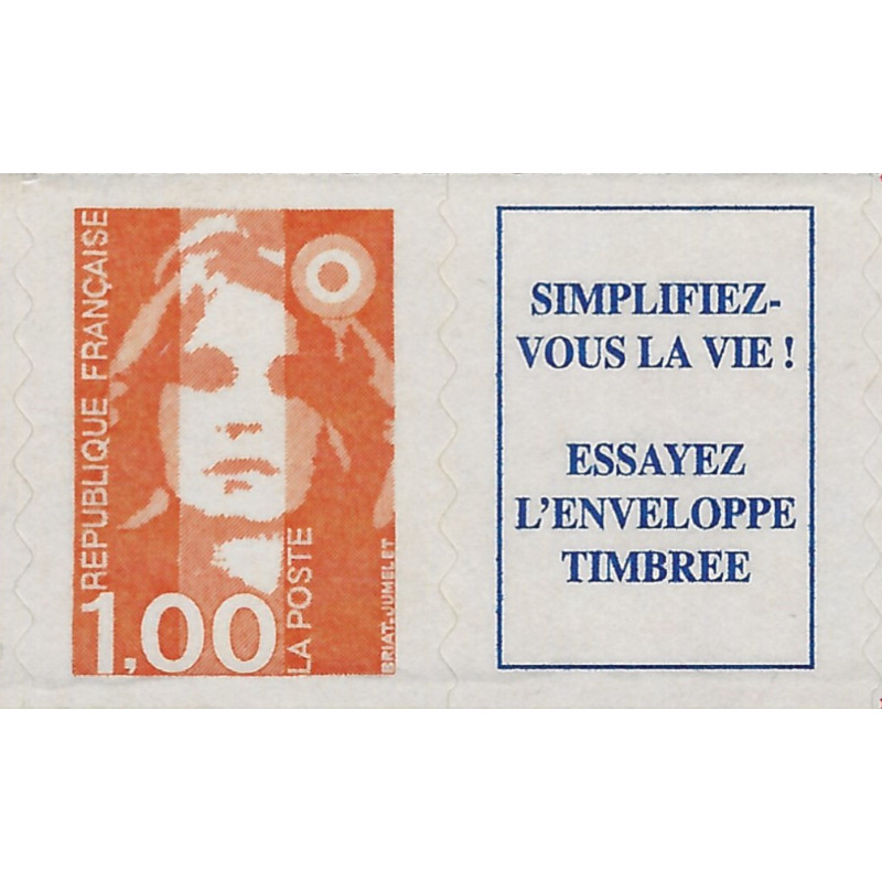 Timbre : SIMPLIFIEZ-VOUS LA VIE! ESSAYEZ L'ENVELOPPE TIMBRÉE