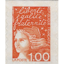 Timbre autoadhésif de France N°16 - Marianne de Luquet.