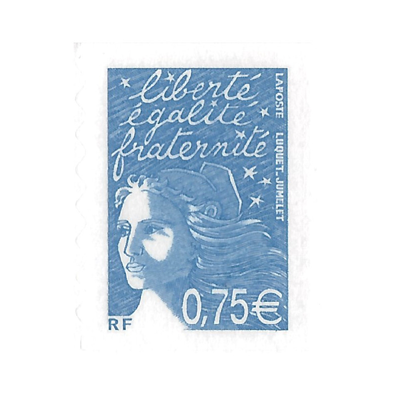 Timbre autoadhésif de France N°48A - Marianne du 14 juillet.