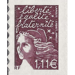 Timbre autoadhésif de France N°48C - Marianne du 14 juillet.