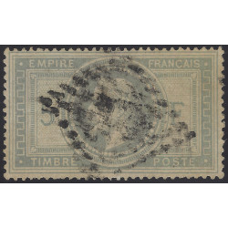 Empire dentelé timbre de France N°33 oblitéré. R
