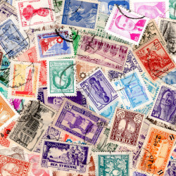 Syrie 50 timbres de collection tous différents.