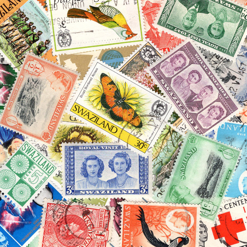 Swaziland timbres de collection tous différents.