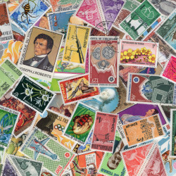 Tchad timbres de collection tous différents.