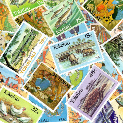 Tokelau timbres de collection tous différents.