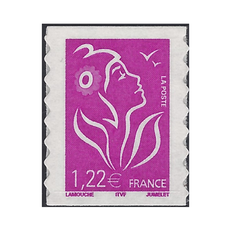 Timbre autoadhésif de France N°53C - Marianne de Lamouche.