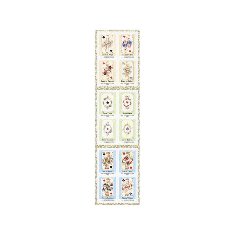 Timbres autoadhésifs de France N°2202-2213, Cartes à jouer.