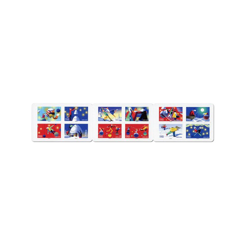 Timbres autoadhésifs de France N°2214-2225, carnet de timbres féérique.