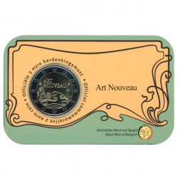 2 euros Belgique 2023 - Art Nouveau coincard version flamand.