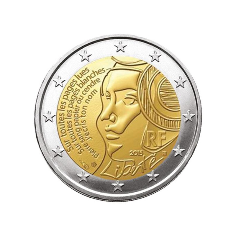 2 euros commémorative France 2015 - République.