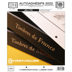 Jeux FS France timbres autoadhésifs 2023 premier semestre.