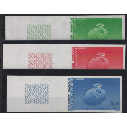 Conseil de l'Europe timbres de service N°85-87 série non dentelé neuf**.
