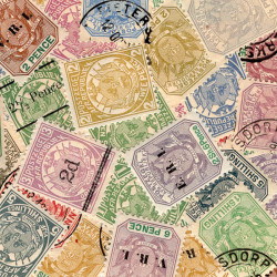 Transvaal timbres de collection tous différents.