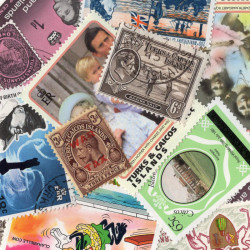 Turks & Caïques timbres de collection tous différents.