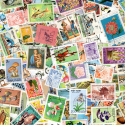 Vietnam timbres de collection tous différents.