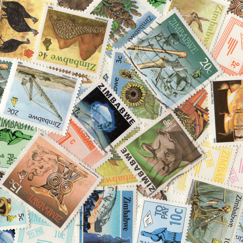 Lot De 25 Timbres Divers Du Zimbabwe – Collection Philatélique Authentique, Intacts, Idéal Pour Débuter Ou Enrichir Une Collection