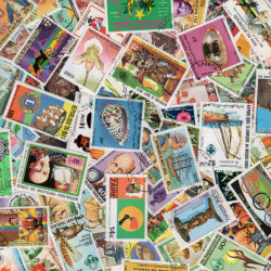 Afrique timbres de collection tous différents.