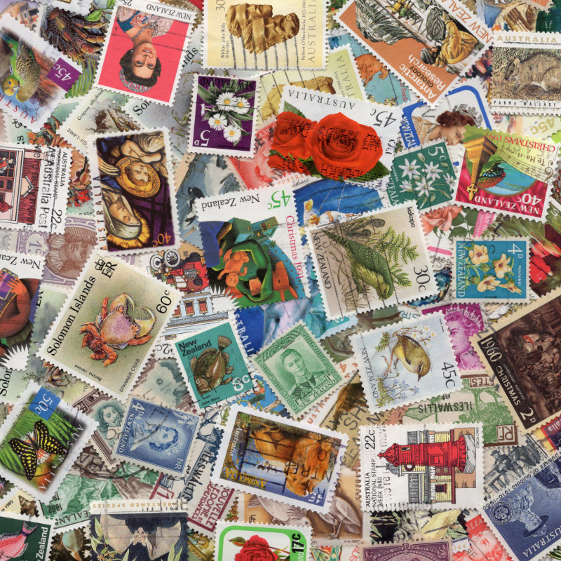 Lot de timbres Océanie - Collection