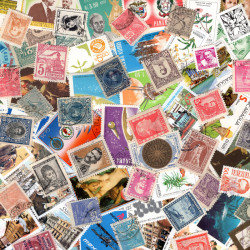 Amérique Latine timbres de collection tous différents.