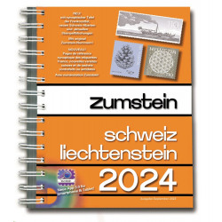 Catalogue Zumstein timbres de Suisse-Liechtenstein 2024, version spirale.