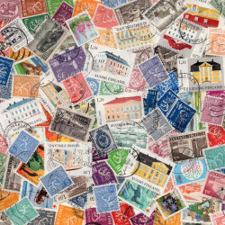 Finlande timbres de collection tous différents.